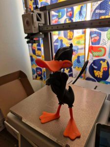 Daffy Duck Figurine 3d printed multicolour