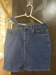 Denim Mini Skirt