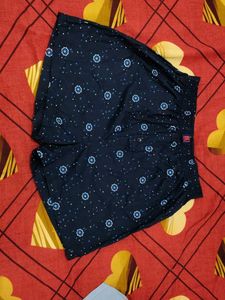 Navy Printed Boxers
