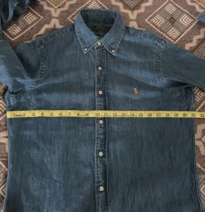 Polo ralph lauren denim shirt small size