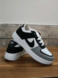 Stylish Black and White Sneakers
