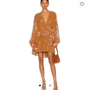 Free People Cherry Blossom Mini Dress