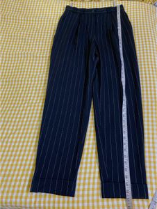 High rise Striped Trousers Waist 30
