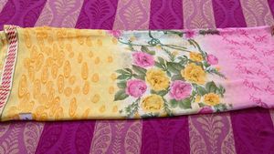 Floral Print Saree