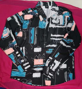 Abstract Print Shirt 42