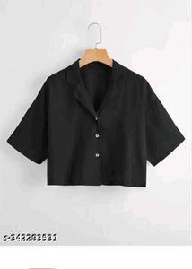 Black Cropped Blazer