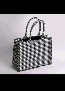 Black And White Chinese Tote Bag