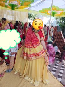 Red And Yellow Lehenga Set (Women&#39;s)