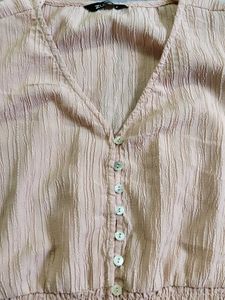 Elegant Pink Long Sleeve Top