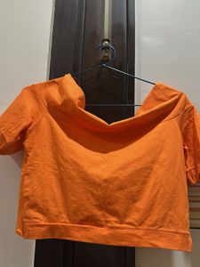 Orange Crop Top