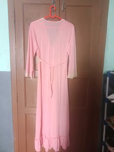 Vintage Style Pink Maxi Dress