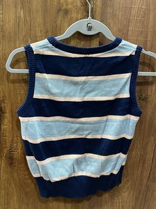 Striped Knit Crop Top