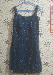 Padded sharara Sequin Embellished Party Dress