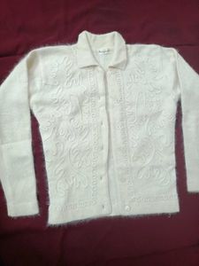 Vintage Angora Cardigan