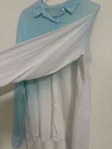 Ombre Button-Down Shirt