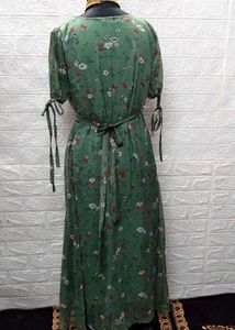 Long maxi chiffon floral Dress Size XL