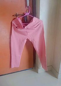 Pink Cropped Pants