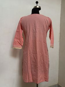 Elegant Pink Cotton Kurta