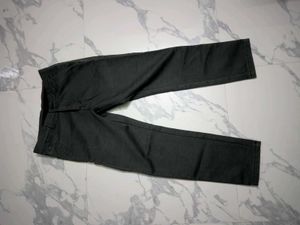 Men's Gray Slim Fit Trousers