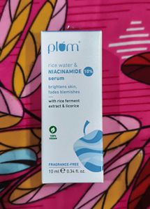 Plum Rice Water &amp; Niacinamide Serum