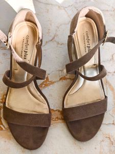 Comfort Plus Brown Heels