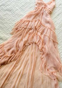 Designer Fairy Core 🧚🏻‍♂️dress Peach