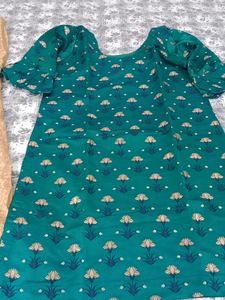 Beautiful Party Wear Dress Kurti and Skirt