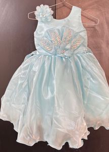 Cute Light Blue Party Dress