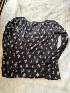 Printed Long Sleeve Top