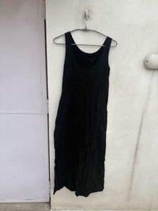Black Button-Down Dress