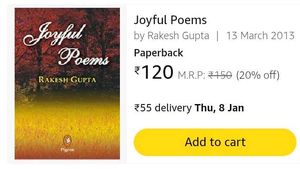 Joyful Poems by Rakesh Gupta
