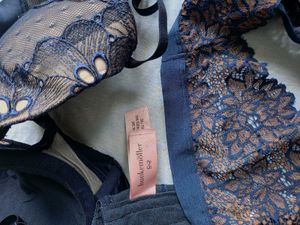 Lace Detail Hunkemoler Bra Set