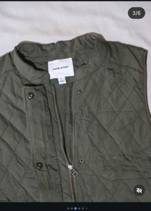 Olive Green Vest Jacket