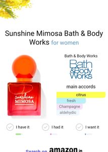 Bath &amp; Body Works Sunshine Mimosa
