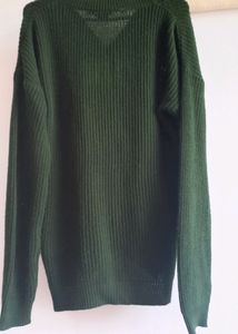 Stylish V-Neck  Pollover Sweater 💚