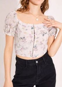 Urbanic Floral Top With Hooks
