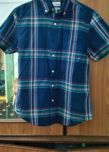 Blue Plaid Shirt