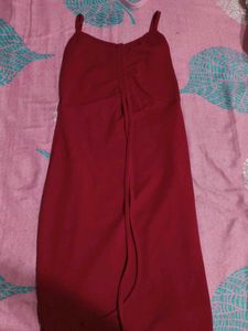 Burgundy Bodycon Dress