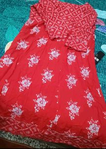 White Legging With New Kurta