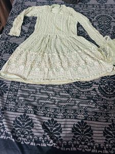 Peplum With Lakhnawi Bhrat