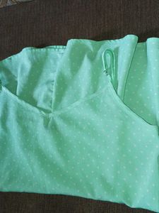 Mint Green Polka Dot Cami