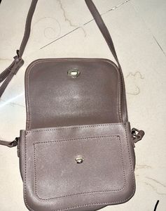 New Miniso Nude Leather Blend Sling Bag