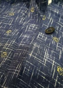 Blue Cotton Blend Premium Shirt