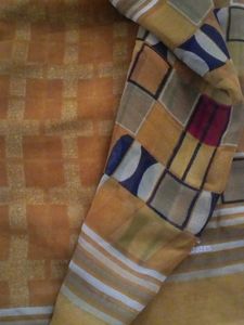 Geometric Print Saree - new