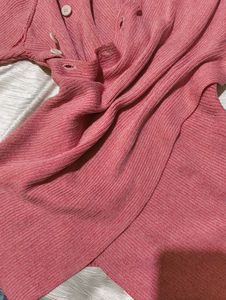 🔥SALE🔥 Baby Pink Korean Unsymmetrical Top🌷