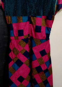 Colorful Patchwork Dress
