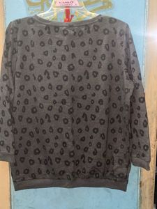 Animal Print Sweatshirt