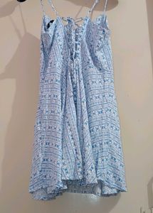Blue Patterned Sundress