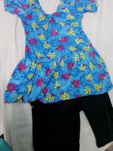 Swimming Suit Single Piece With Cap