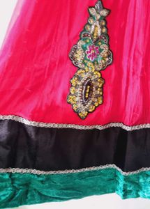 Pink Embroidered Anarkali Dress